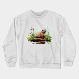 I Love Beaver Crewneck Sweatshirt